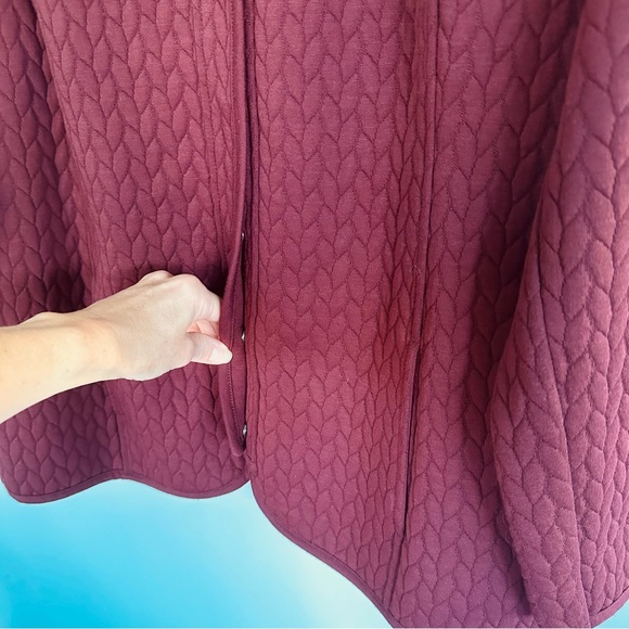 Isaac Mizrahi Live Knit Jacket Stunner w/ Snaps, Size 1X - Picture 6 of 14